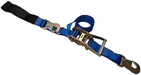 (2 pcs) 2" x 8' Combo Ratchet & Axle Strap w/ D Ring & Adjustable Axle Strap