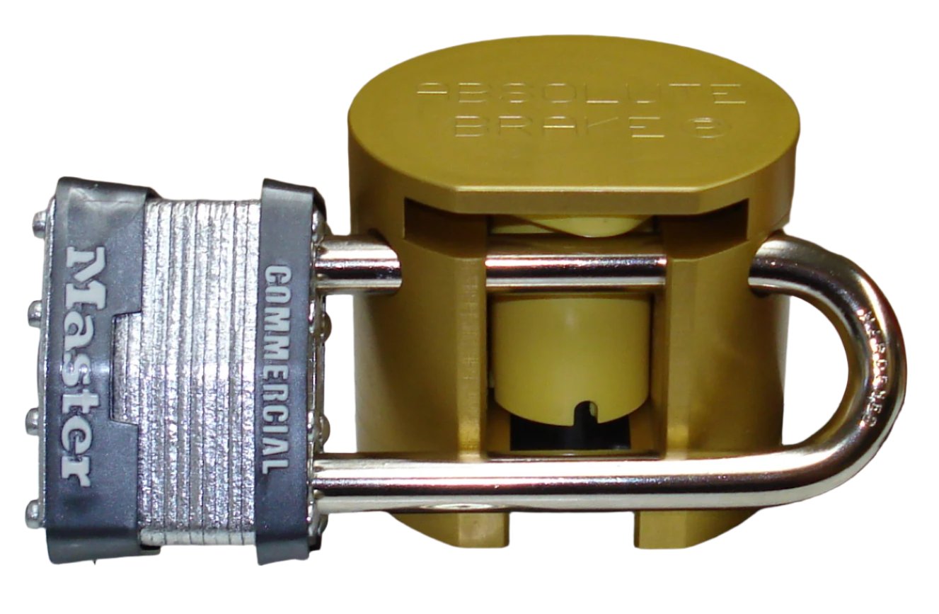 Absolute Brake Plunger Securing Device with Lock