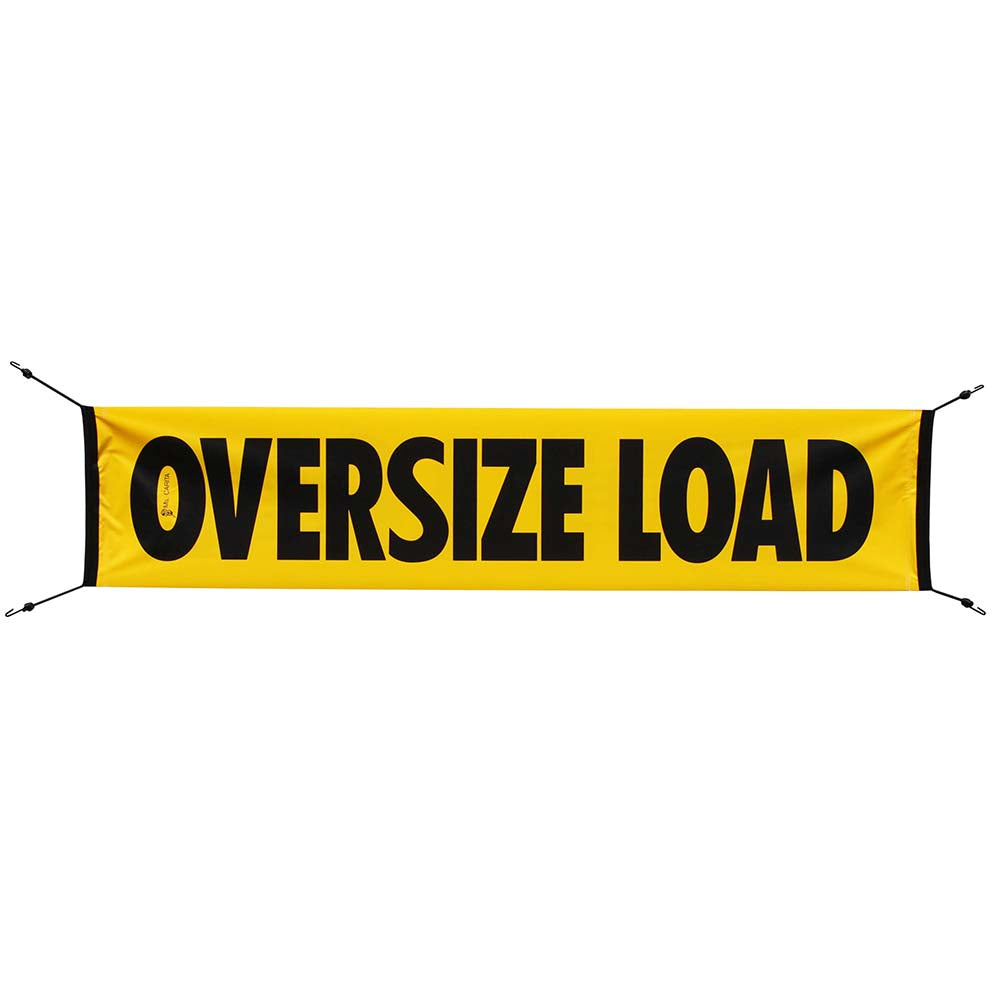 Vinyl Oversize Load Banner with Bungee