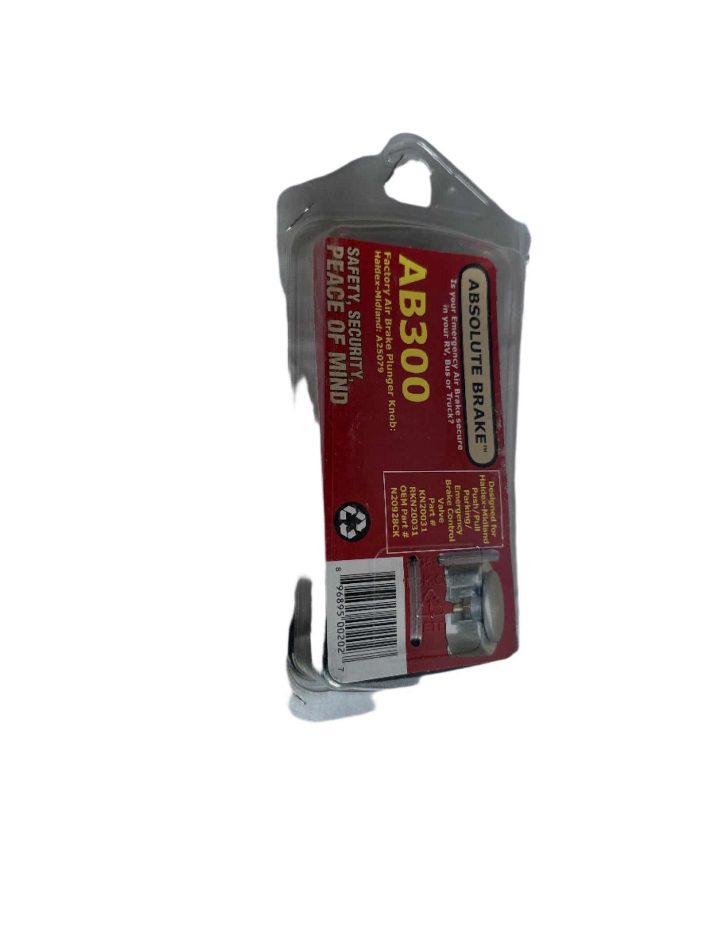 Absolute Brake Plunger Securing Device retail package