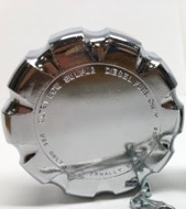 Volvo Low Sulfer Fuel Cap Chrome Top