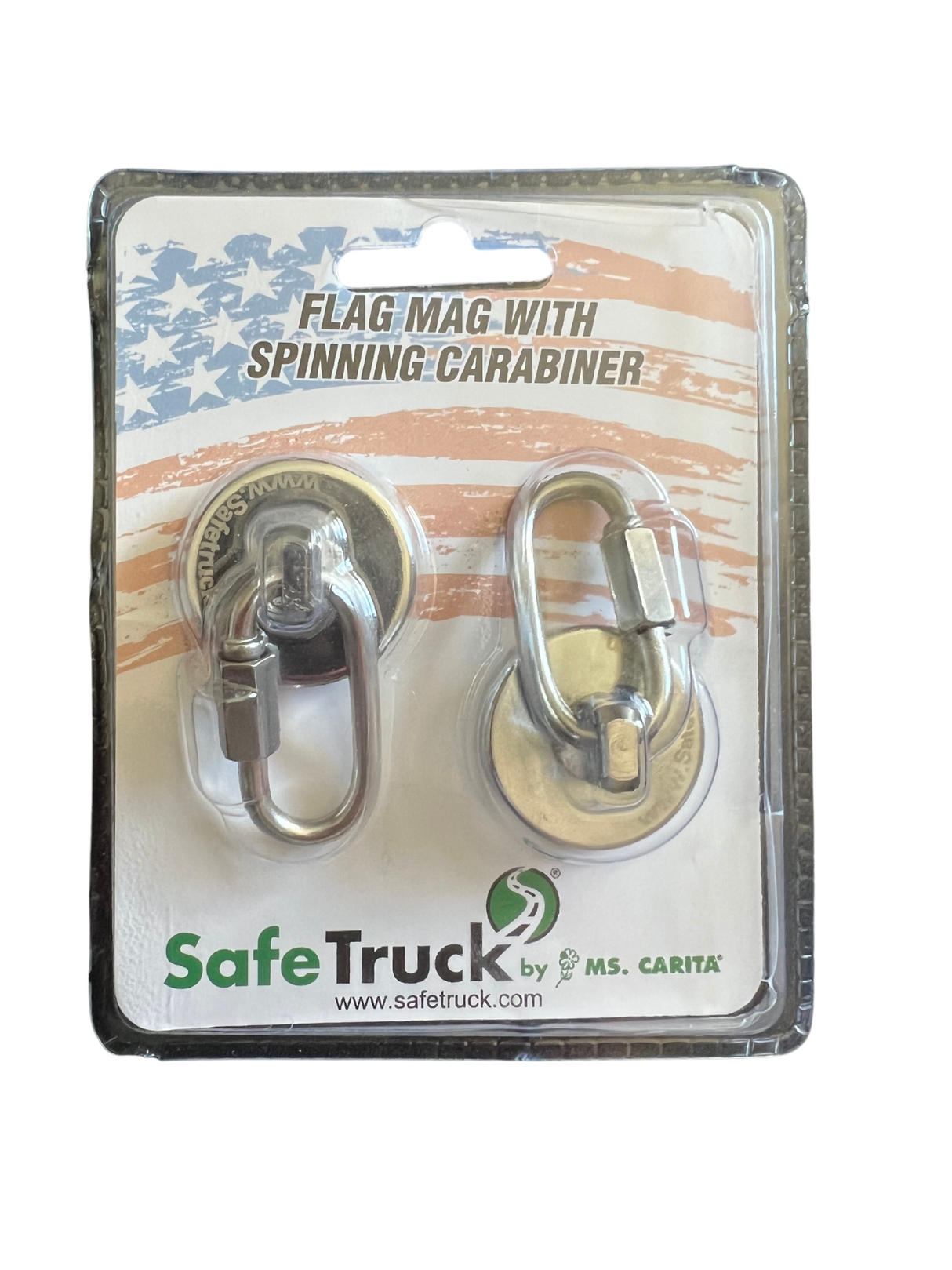 flag magnets in packaging