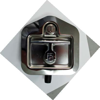 close up of locking T handle used on tool boxes