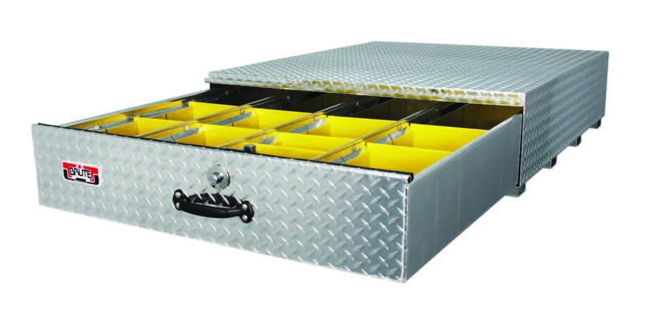 pull out drawer for truck beds diamond plated aluminum