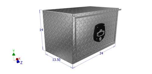 Dimensions of Underbody Tool Box