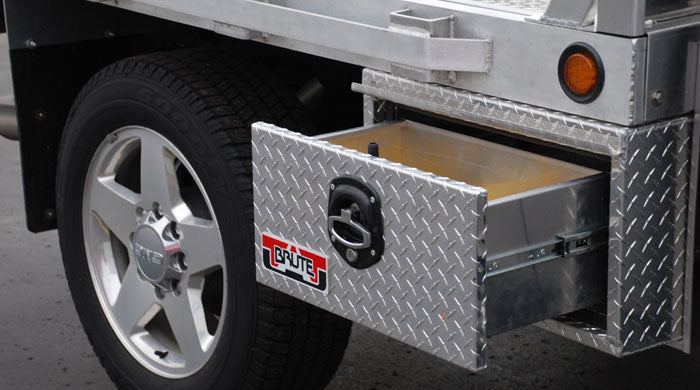 Heavy Duty Under Body Tool Box mounted on a truck