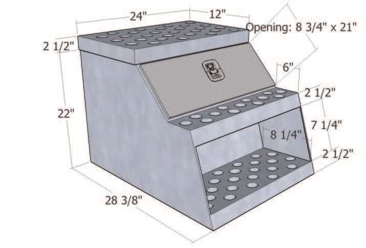 HD Step Box Tool Box