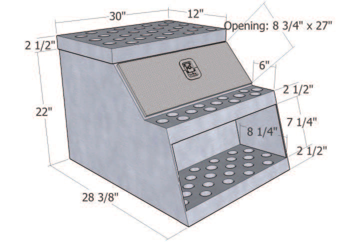 HD Step Box Tool Box