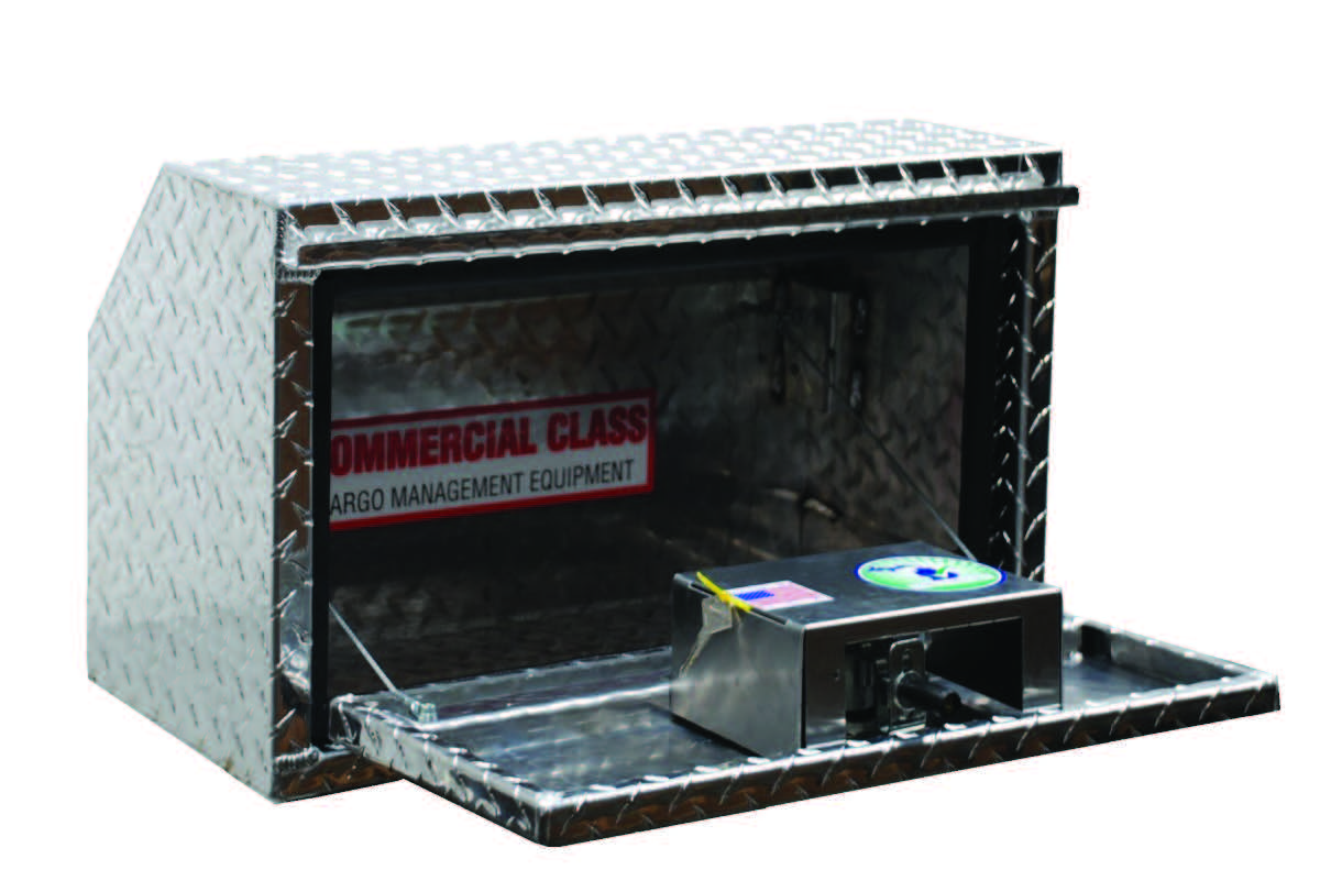 Commerical class Tool Box with cables to hold doors up when open