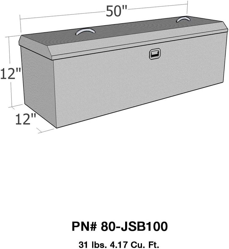 Dimensions of Aluminum Tool Box by Brute