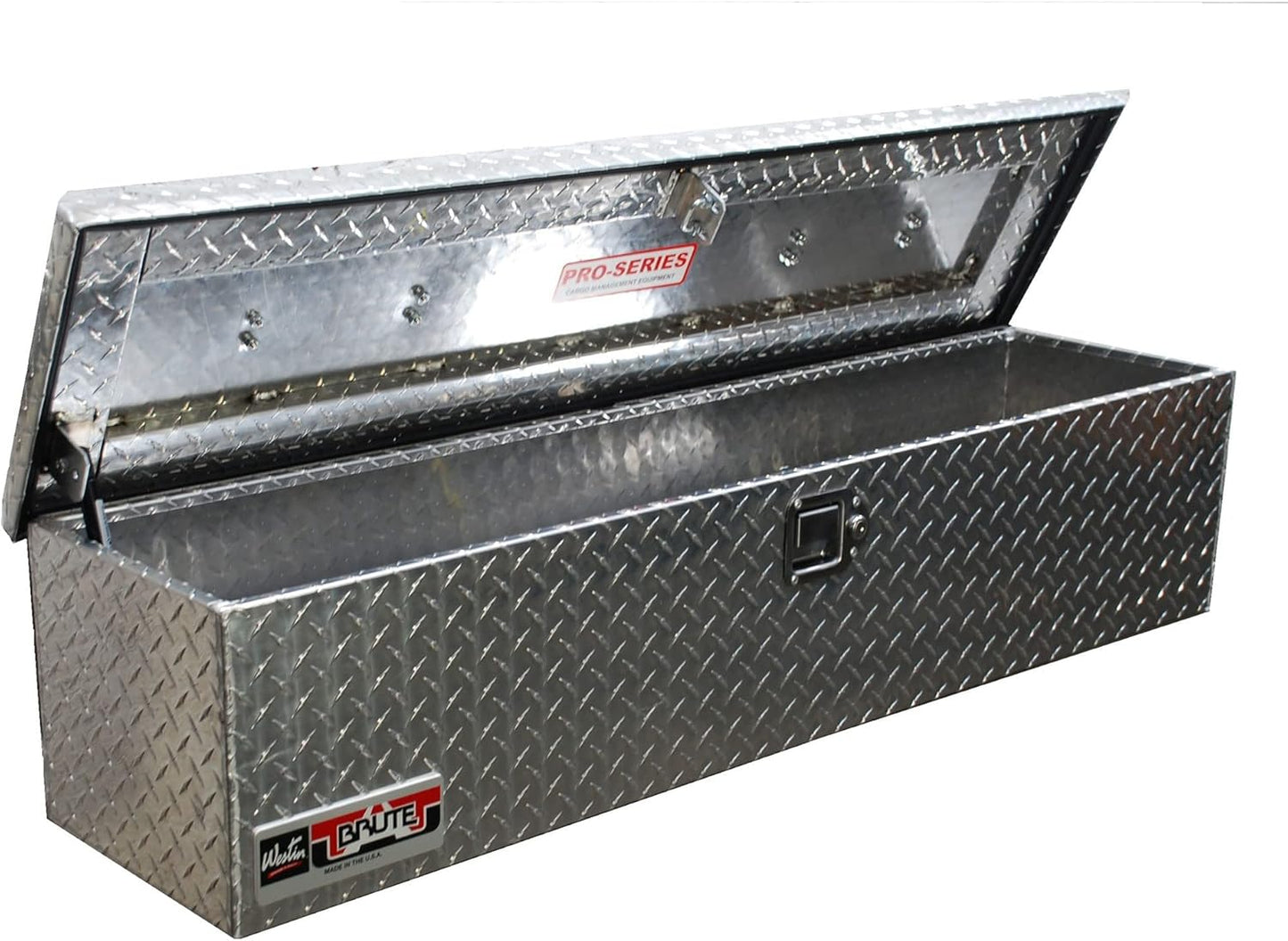 Open Lid of Brute tool box Pro Series