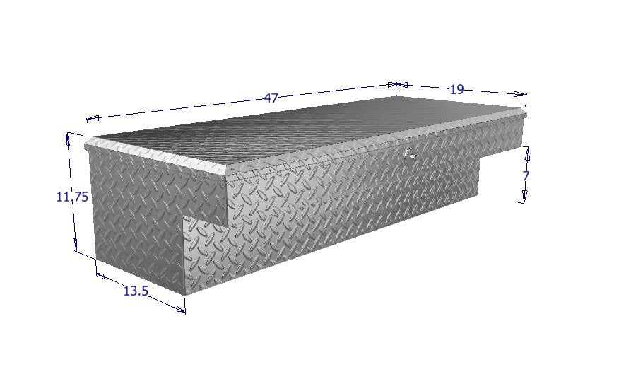 Contractor Low Profile LoSider Side Rail Box