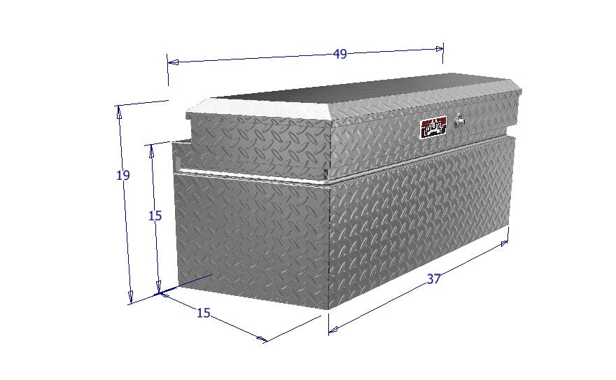 dimensions of trailer tongue trailer 49" wide Brute
