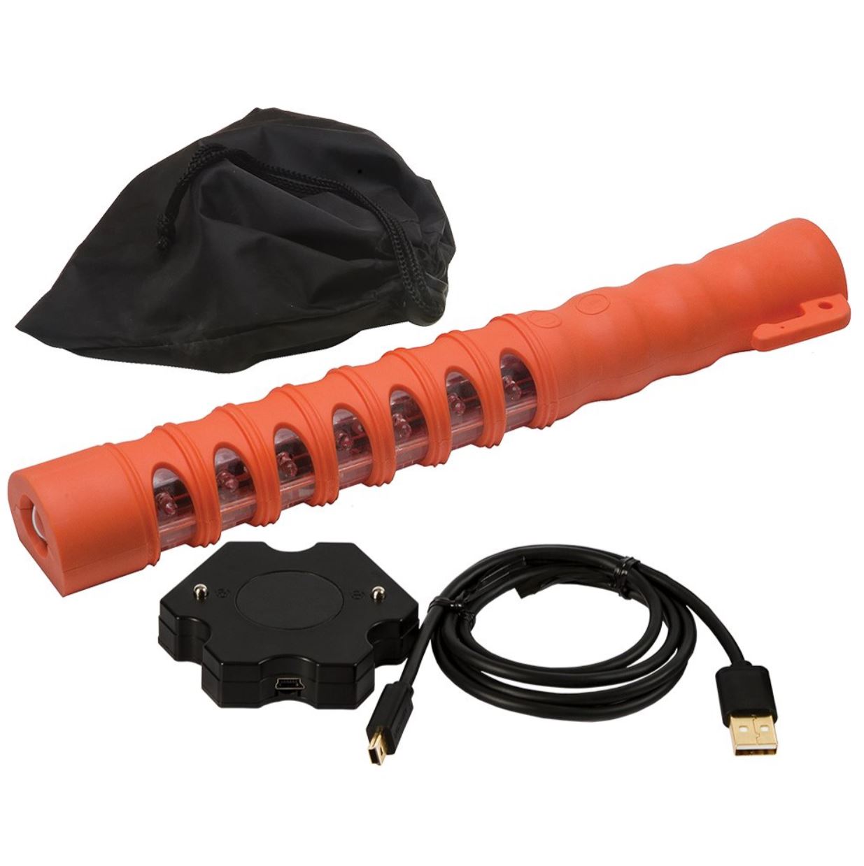 Orange Baton Roadside LED Flare