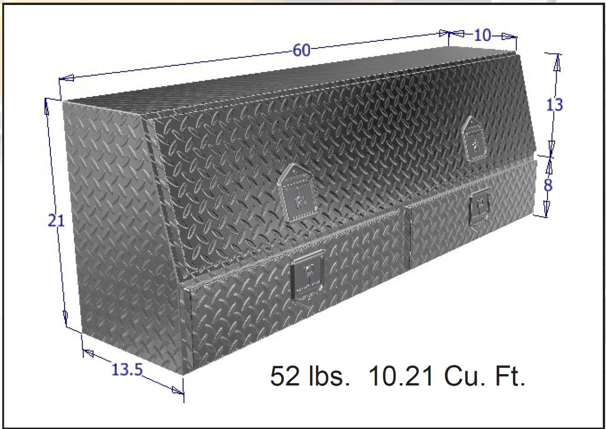 large metal toolbox for tools and trucks secure
