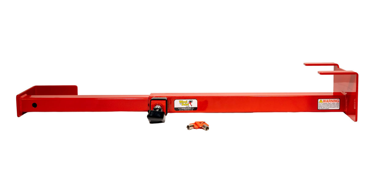 Wheel to Pedal Lock Keyed side view