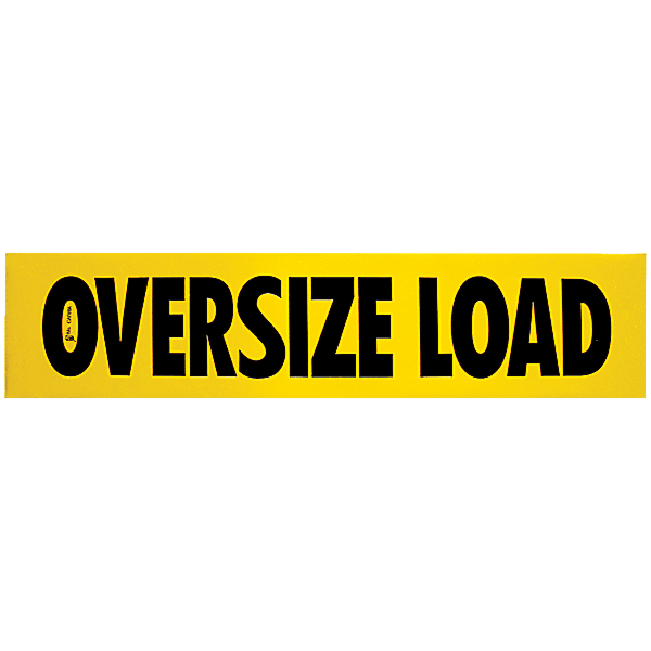 Aluminum Oversize Load Sign 18 X 84
