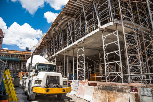image of truck at a construction site