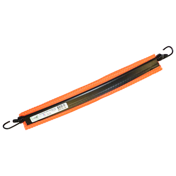 Durable 18" Flo-Orange Jersey Bungee Flag for enhanced safety and visibility on the road, perfect for tough conditions.