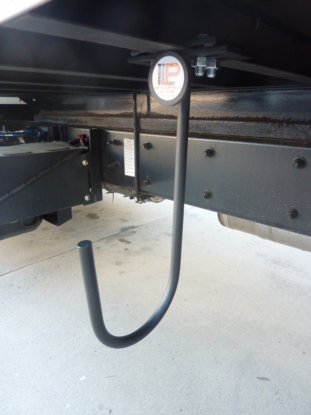 Snow Chain Holder under truck side view