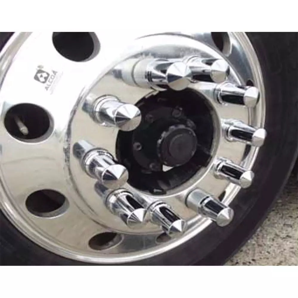 Lugdawg Wheel Lock - Lock Unit and Counterweight with Chrome Caps