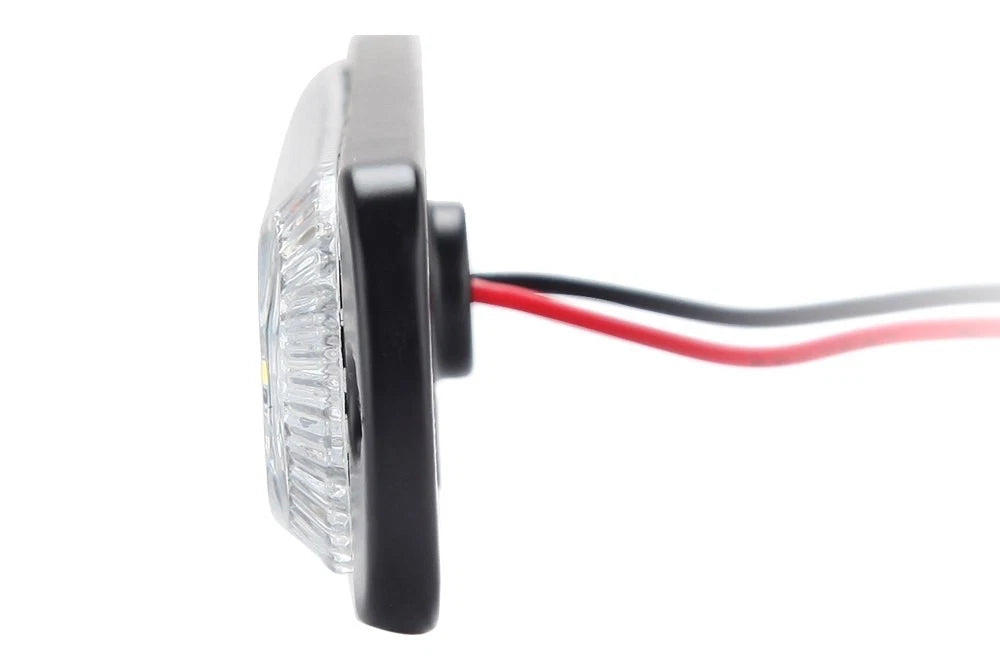 Amber, White LED Ultra Slim Strobe 6-watt CREE, 480 lumens, 4 1/2 "long, 19 flash patterns