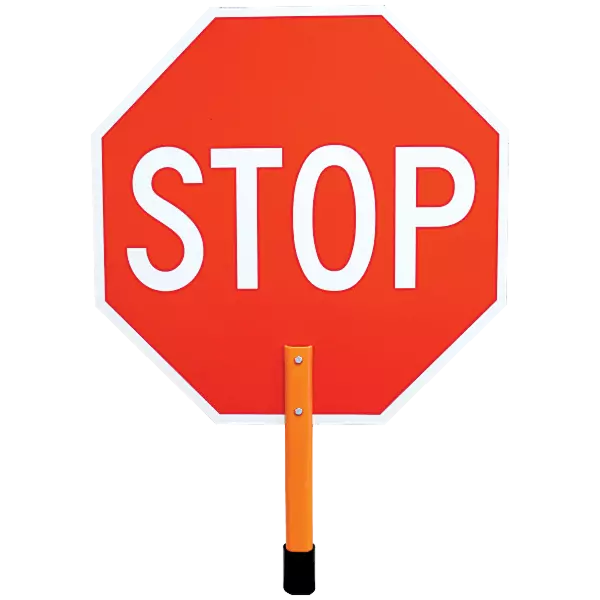 Stop/Slow Signs with Handle