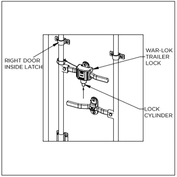 Trailer Door Lock