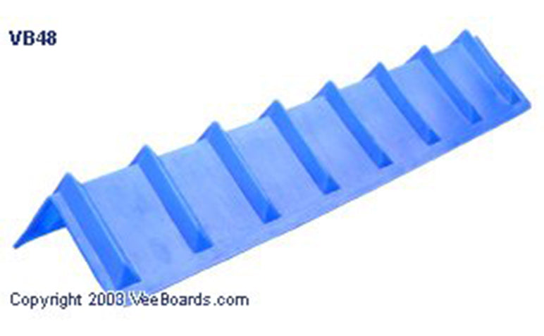 Blue VeeBoard Corner Protector for Cargo Control