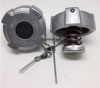 Ford F650 F750 Fuel Cap Locking Chrome