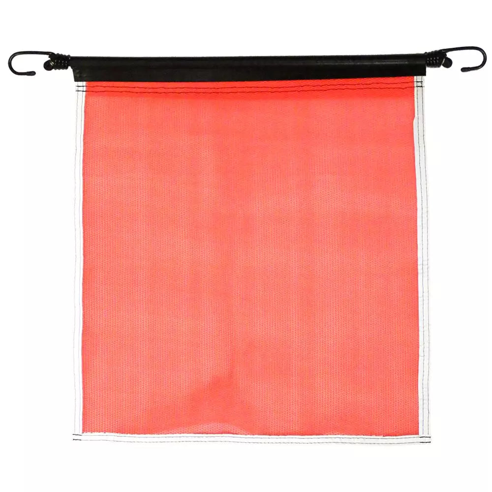 Max Duty Bungee safety flag 18 Inch Square
