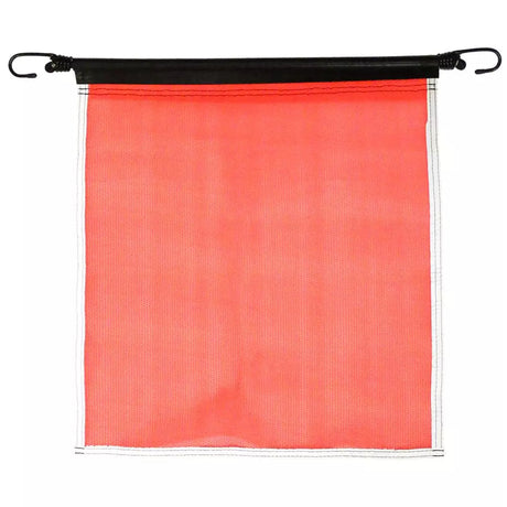 Max Duty Bungee safety flag 18 Inch Square