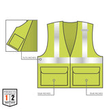 Glowear Class 2 Solid Mesh Vest