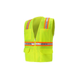 safety vest lime side high visibility