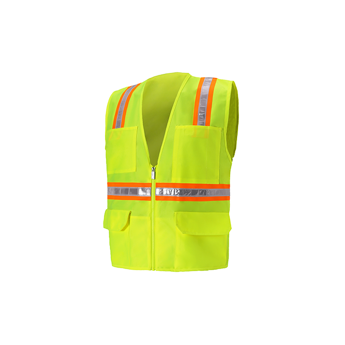 safety vest lime side high visibility