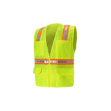 safety vest lime side high visibility