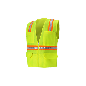 safety vest lime side high visibility