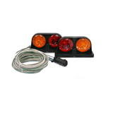 ag light kit with amber and red lights on white background