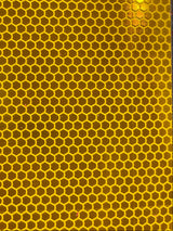 Close up of reflective material for decals and metal signs