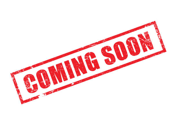 Red 'COMING SOON' stamp on a white background