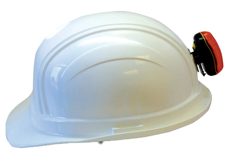 Hard Hat Light Amber Hard Hat Side View