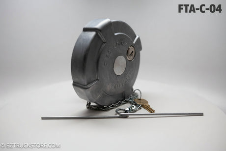 Locking 4 Inch Fuel Cap with Thermal Relief for HD Vehicles and Tanks