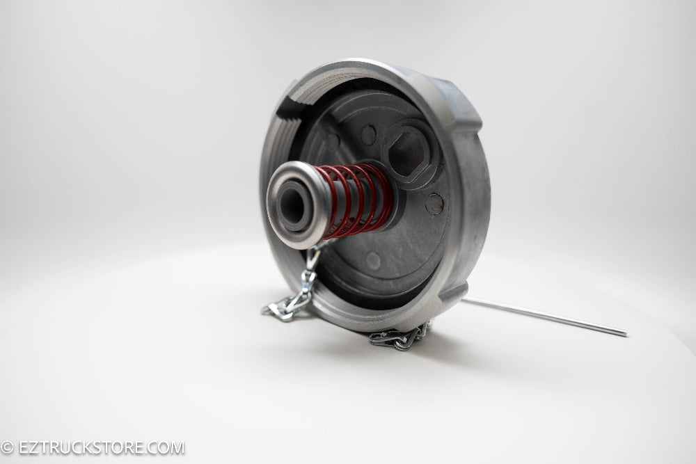 close-up of the bottom of a fuel cap