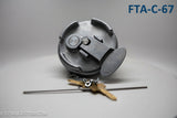 Locking fuel cap for Peterbilt with Lever Style with Chain and ball from under the cap