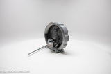 FTA-C-76 Locking fuel cap under side picture showing locking mechanism and chain