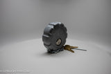FTA-C-76 Locking fuel cap under side picture showing locking mechanism Ultra Low Sulfer