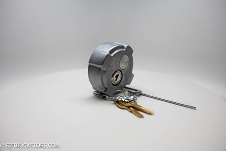 Borg Locking Fuel cap view from the top showing thermal release and lock