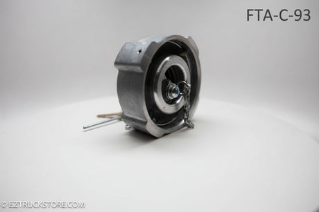 View from under the fuel cap showing the gasket and locking mechanism