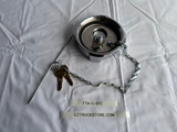 Bottom of Kenworth OEM Fuel Cap with Lock
