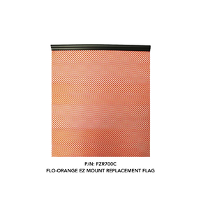 flo orange ez mount replacement truck flag